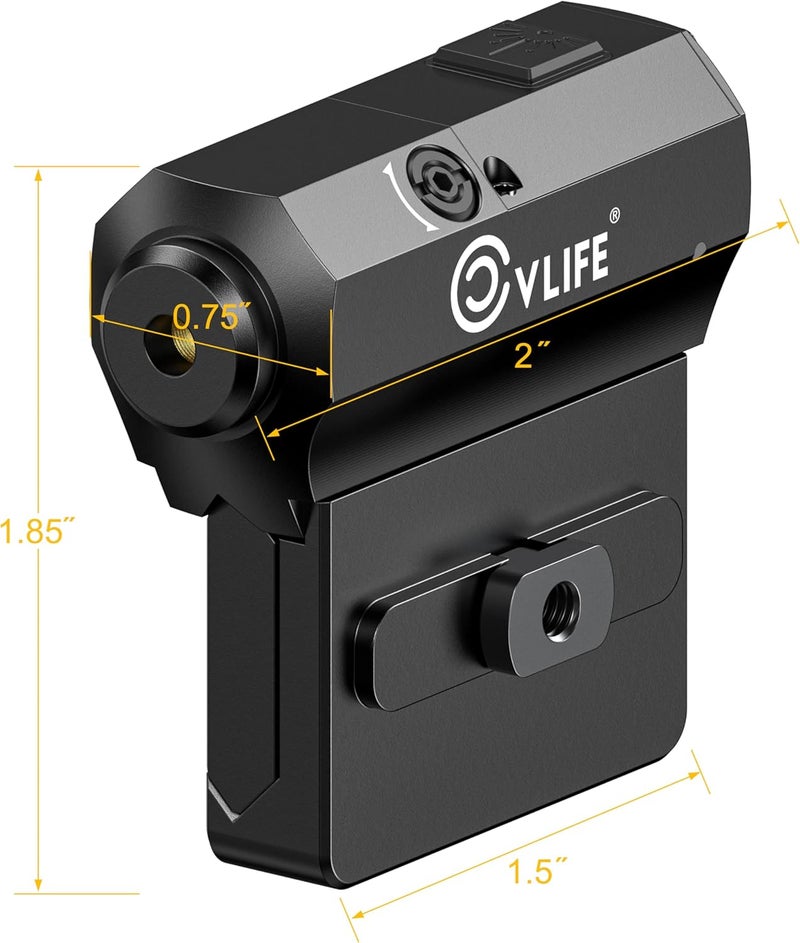 CVLIFE Rifle Green/Red Laser Sight Compatible with M-Lok and Picatinny Rail Mount, Low Profile Laser for Rifle Magnetic Rechargeable Laser Beam Sight - Image 5